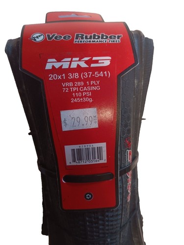 Vee Tire Speed Booster 20x1-3/8 Tire VRB411 Foldable