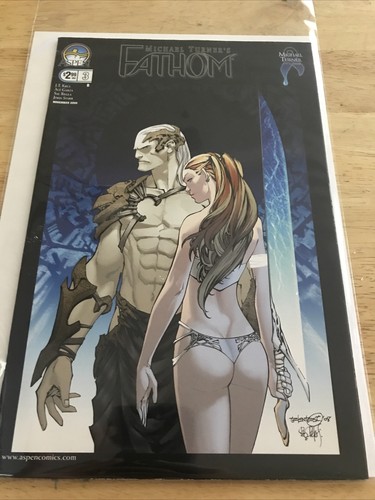 Michael Turner’s Fathom #3 Bagged And Boarded Free Shipping