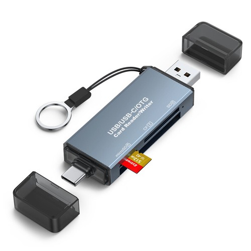 CF/SD/TF Card Reader USB-A and USB C Card Reader Compatible with MacBook Pro/Air - Picture 13 of 18