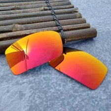 LensOcean Polarized Replacement lenses for-Oakley Gascan - Fire Red