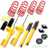 Sportfahrwerk 35/35 + Domlager + Staubkappen FüR Bmw 3Er E36 Compact 93-98 316I