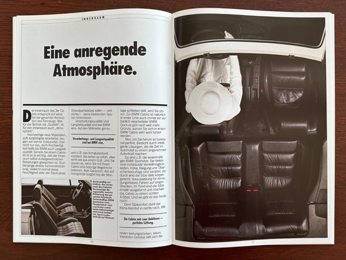 Prospekt / brochure BMW 320i Cabrio & 325i Cabrio E30 MY 1988 - Bild 9 von 13