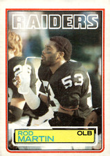 1983 Topps - #304 Rod Martin Raiders