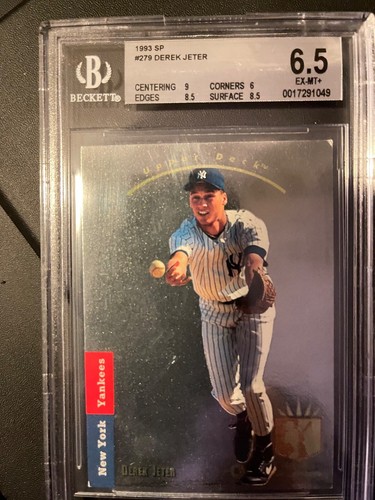 1993 SP DEREK JETER UD #279  Graded 6.5