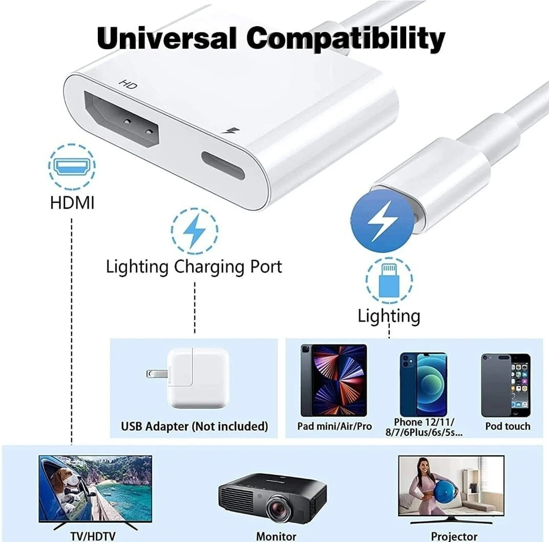 iPhone Lightning to HDMI Adaptateur original