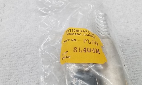 7 QTY SWITCHCRAFT SL404M WTYCZKI MIKROFONOWE NOS - Zdjęcie 3 z 9