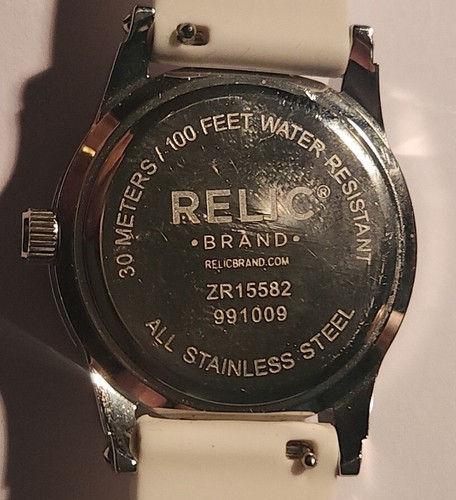 OROLOGIO CRONOGRAFO FOSSIL RELIC LADIE'S BIANCO #ZR15582 - Foto 5 di 6