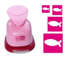 Motiv-Stanzer Fisch Ichtus Symbol Kommunion, S-XL Auswahl Motivlocher Efco 089