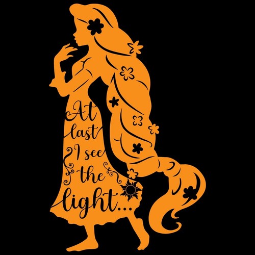 7" RAPUNZEL QUOTE v2 Vinyl Decal Sticker Car Window Laptop Disney Tangled Light - Picture 10 of 31