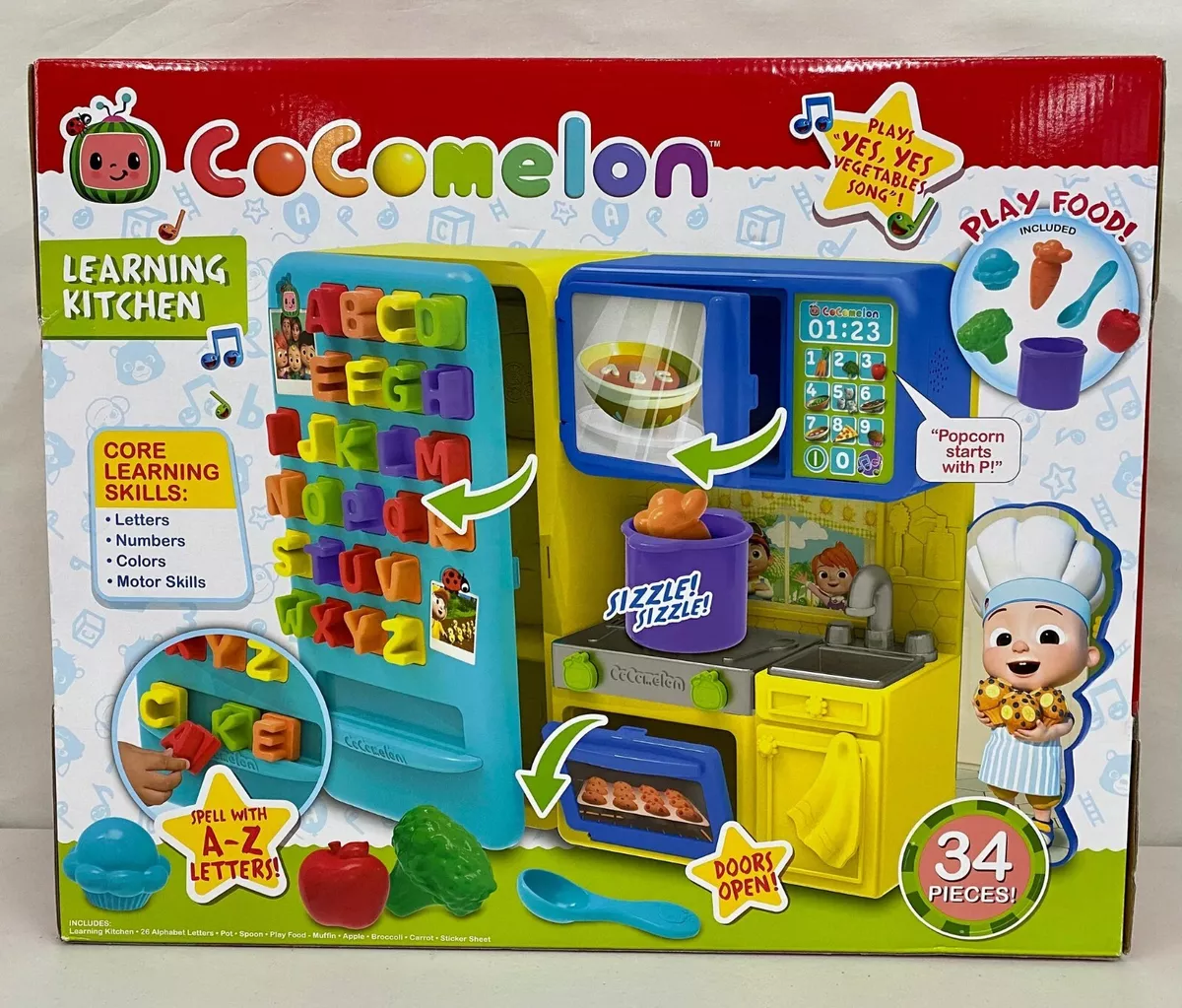  COCOMELON Learning Kitchen, Learning & Education, Officially  Licensed Kids Toys for Ages 18 Month by Just Play : Toys & Games