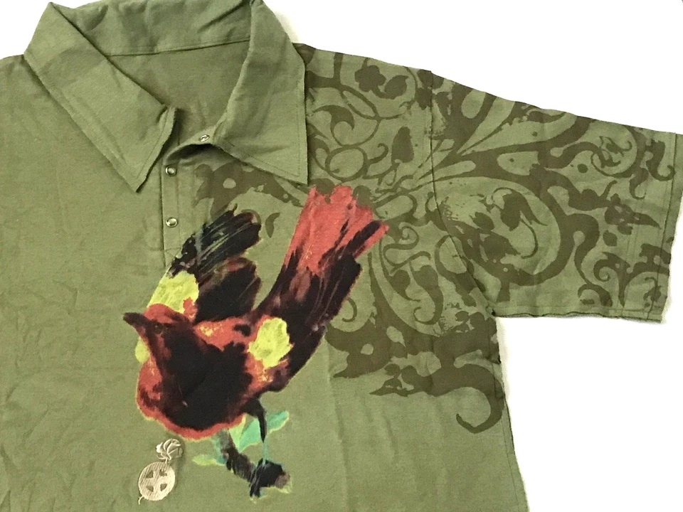 Nuevo Lote de 2 Camisas Estilo Polo Lavandería EDOC con Gráfico Artístico (Talla X-Grande) Foto 3 de 4