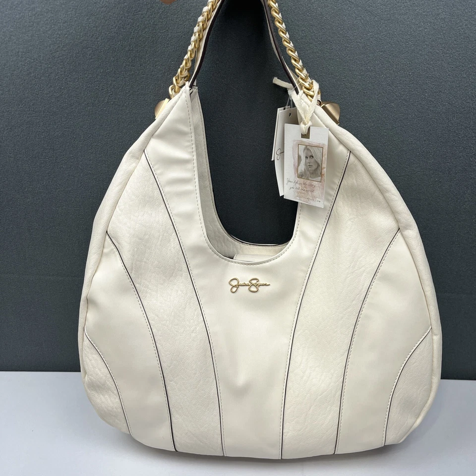 Bolso de Mano Jessica Simpson Bolso de Hombro Antiguo Color Blanco Foto 2 de 4