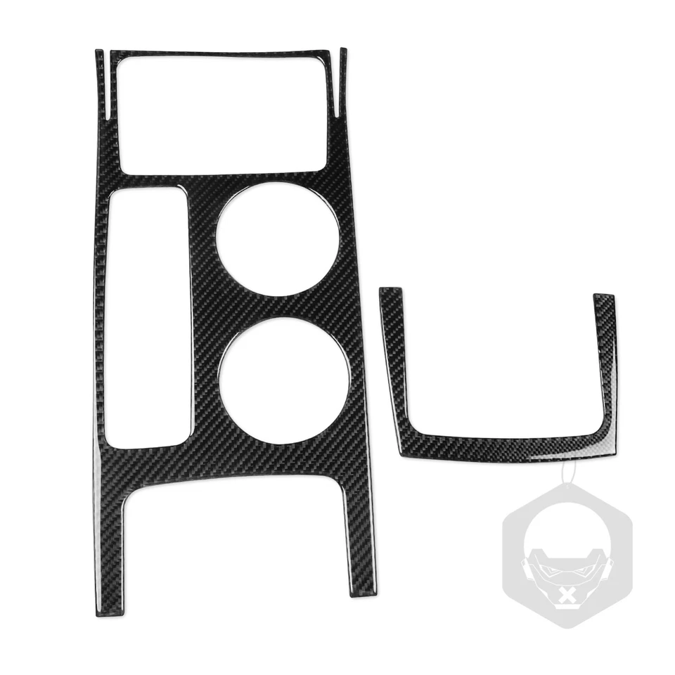 Real Carbon Fiber Console Gear Shift Panel Cover For Chevrolet Traverse 2009-17 - Image 2 of 4