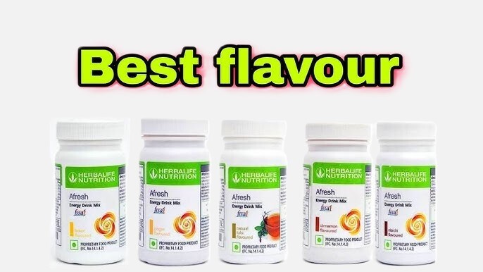 Herblife Afresh Energy Drink Mix All Flavors Free Shipping World Wide