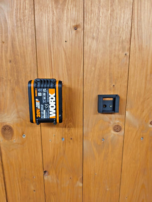 Worx Akku Wandhalter Halter 20V PowerShare Akkuhalter Werkstatt Power Share