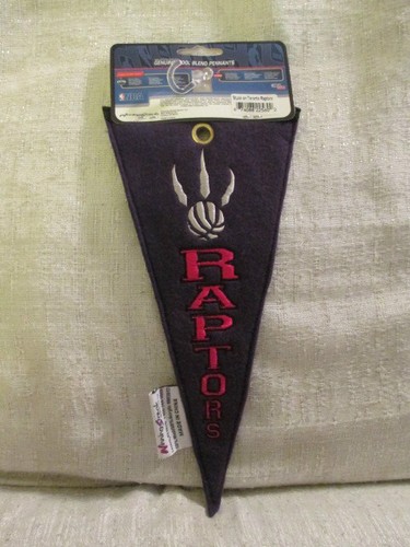 2004 Winning Streak Toronto Raptors NBA Wool Blend Basketball Pennant - 第 1/3 張圖片