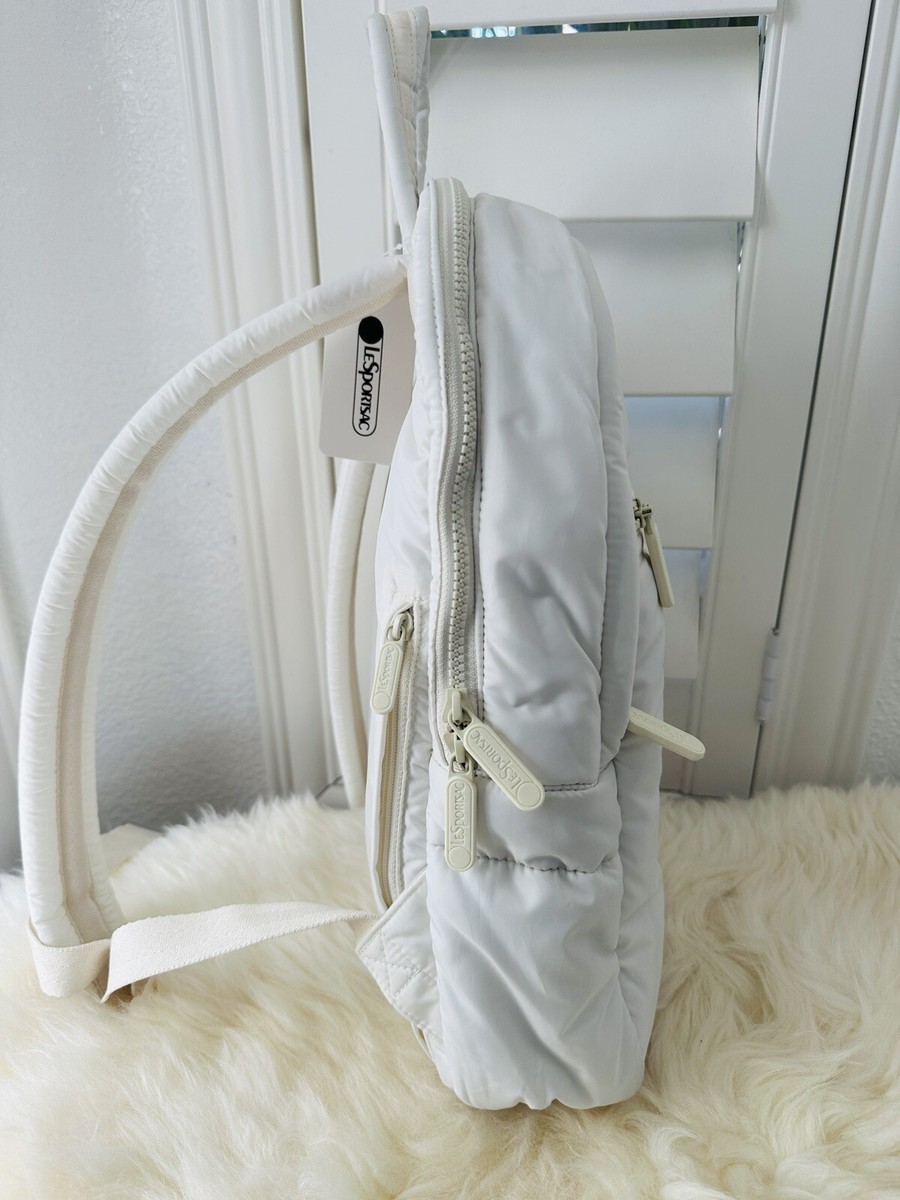 NWT Lesportsac Sheen Backpack Pina Colada Cream Off White  display picture 1