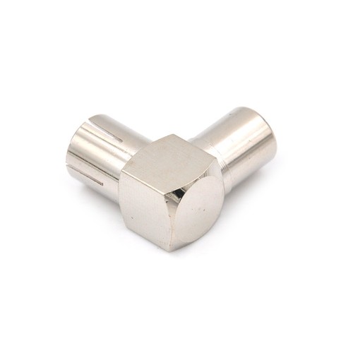 90 Degree Angled TV Aerial Cable Connector RF Coaxial F Female to Male Plug - Picture 4 of 5