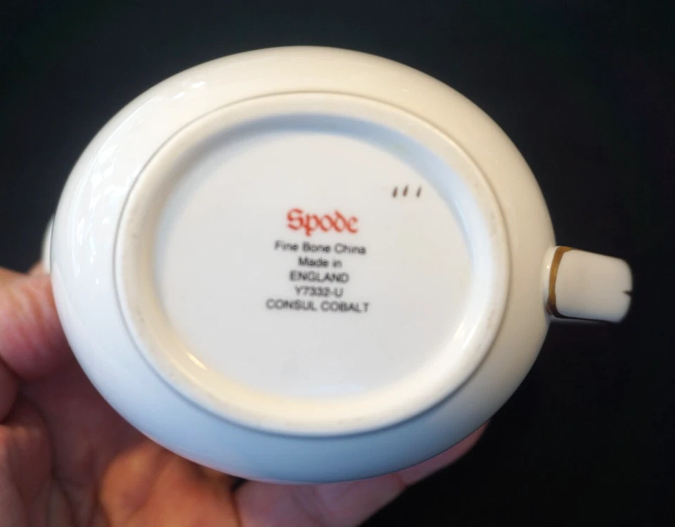 Beautiful Spode Consul Cobalt Creamer - Image 3 of 3
