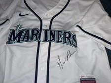 Michael Arroyo Signed Seattle Mariners Jersey Star Slugger JSA Auth