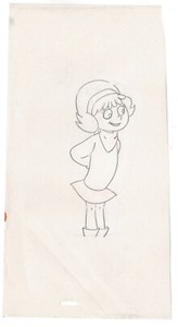 Scooby Doo Daphne Hanna Barbera 1988-91 Production Cel Drawing Fragment frgfl
