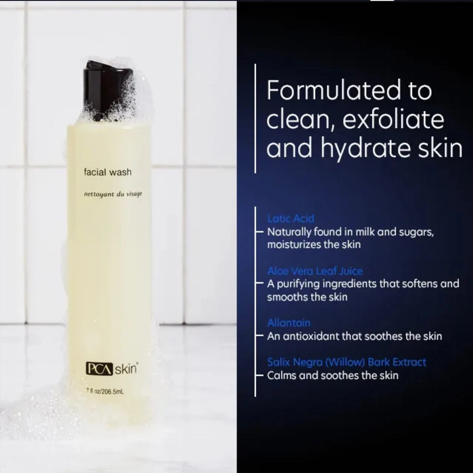 Limpiador suave lavado facial PCA Skin normal y combinado 7 oz 27/03 *Nuevo en caja* Foto 3 de 4