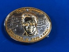 Rare Vtg 1988 Elvis Presley Belt Buckle The King Of Rock And Roll By Raffoler
