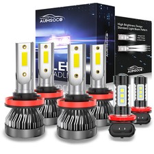 Faro LED y faros antiniebla para Nissan Altima SL 2007-2018 sedán 4 puertas 2,5 L