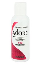 Adore Shining Semi Permanent Hair Color, 142 Pink Blush 4 Oz