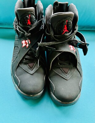 Air Jordan 8 Retro Playoffs 2023 TD Shoe Size 7c Black 305360-062