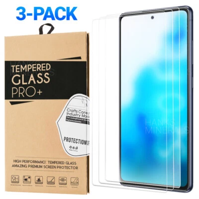 HANKS MINERALS 3-Pack Tempered Glass Screen Protector For Samsung Galaxy S20 FE 5G