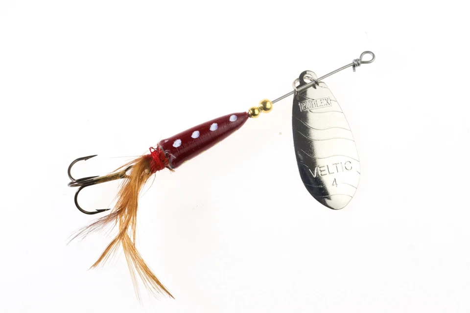 Cucchiaino RUBLEX VELTIC originale - Sora Fibreno Size 4 argento e rosso AZ348 - Immagine 3 di 4