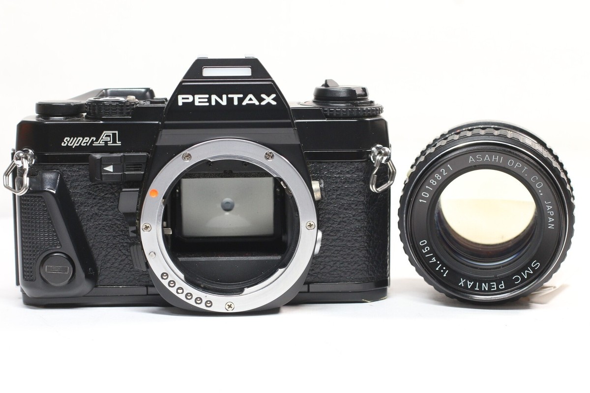 フィルムカメラ PENTAX super A SMC PENTAX-A 50mm f/1.4 Pentax Super A 35mm Film Camera + SMC Pentax-A 50mm F/1.4