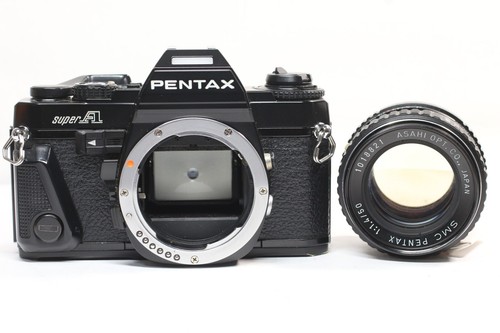 Pentax Super A 35mm Film Camera + SMC Pentax 50mm F/1.4 Lens From Japan - Picture 2 of 15