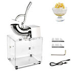 Commercial Electric Ice Shaver Snow Cone Machine Ice Crusher Breaker 400lbs/hour