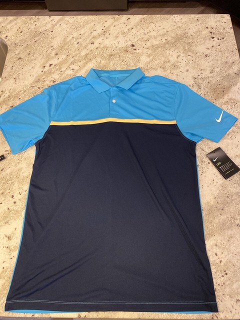 nike dry victory colourblock golf polo shirt