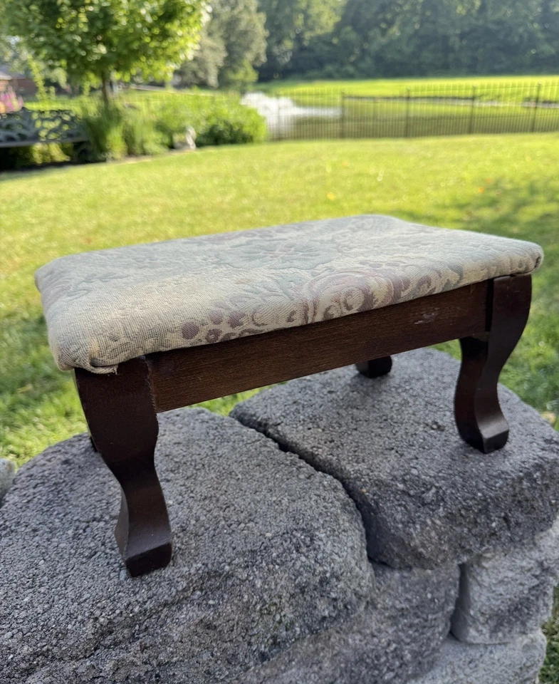 Taburete eléctrico vintage, rectangular, francés. El alambre está cortado. Modelo 706. BR Foto 3 de 4