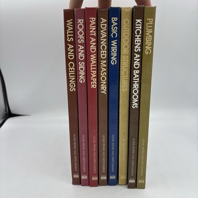 Vintage Time Life Home Repair And Improvement Series Lot of 8 Books Hardcover