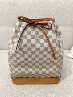 Original Louis Vuitton Sac Noé Azur GM Beuteltasche Schultertasche Gebraucht