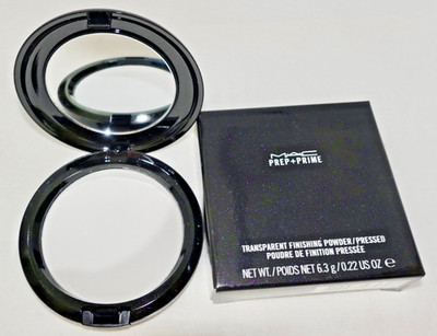 Mac Prep + Prime Transparent Finishing Powder / Pressed 0.22oz NIB