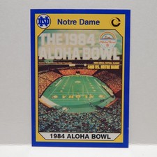 Notre Dame College Football Aloha Bowl Card 66 (C)