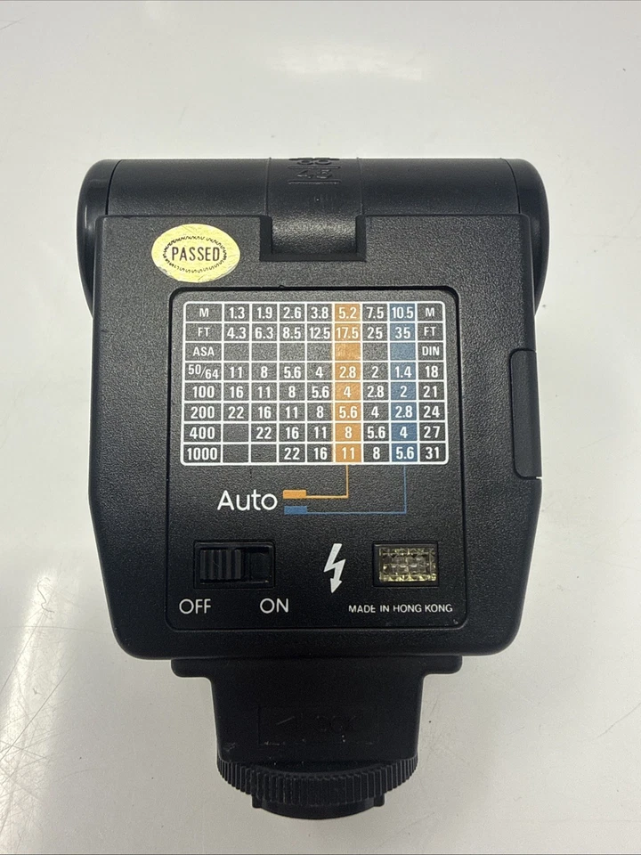 Quantaray QB-350A Universal Shoe Mount Camera Flash Tested Works!! - Image 3 of 3