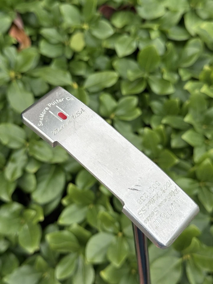 RH SEEMORE PLATINUM M7 TOUR CENTER-SHAFTED 36" PUTTER, HEADCOVER Garsen Grip - Image 4 of 4
