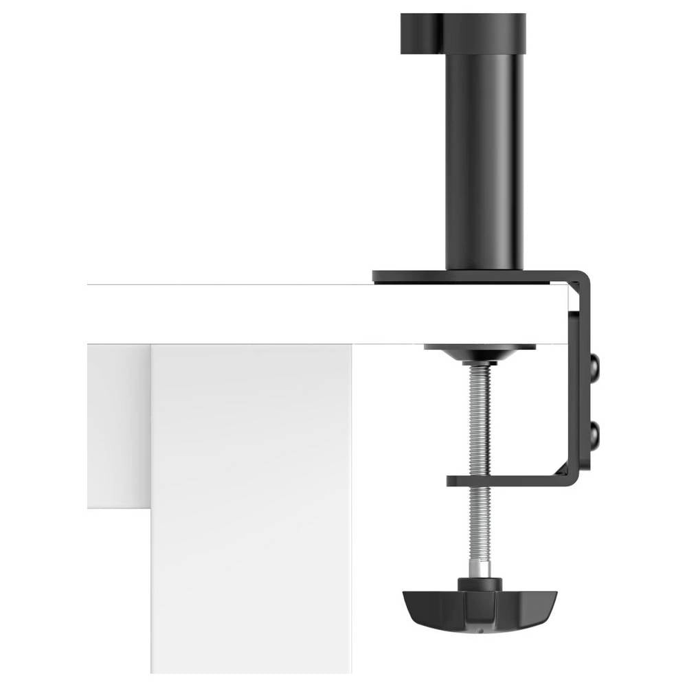 Support de table triple ecran 27 pouces Hama noir avec gestion des cables integree - 4