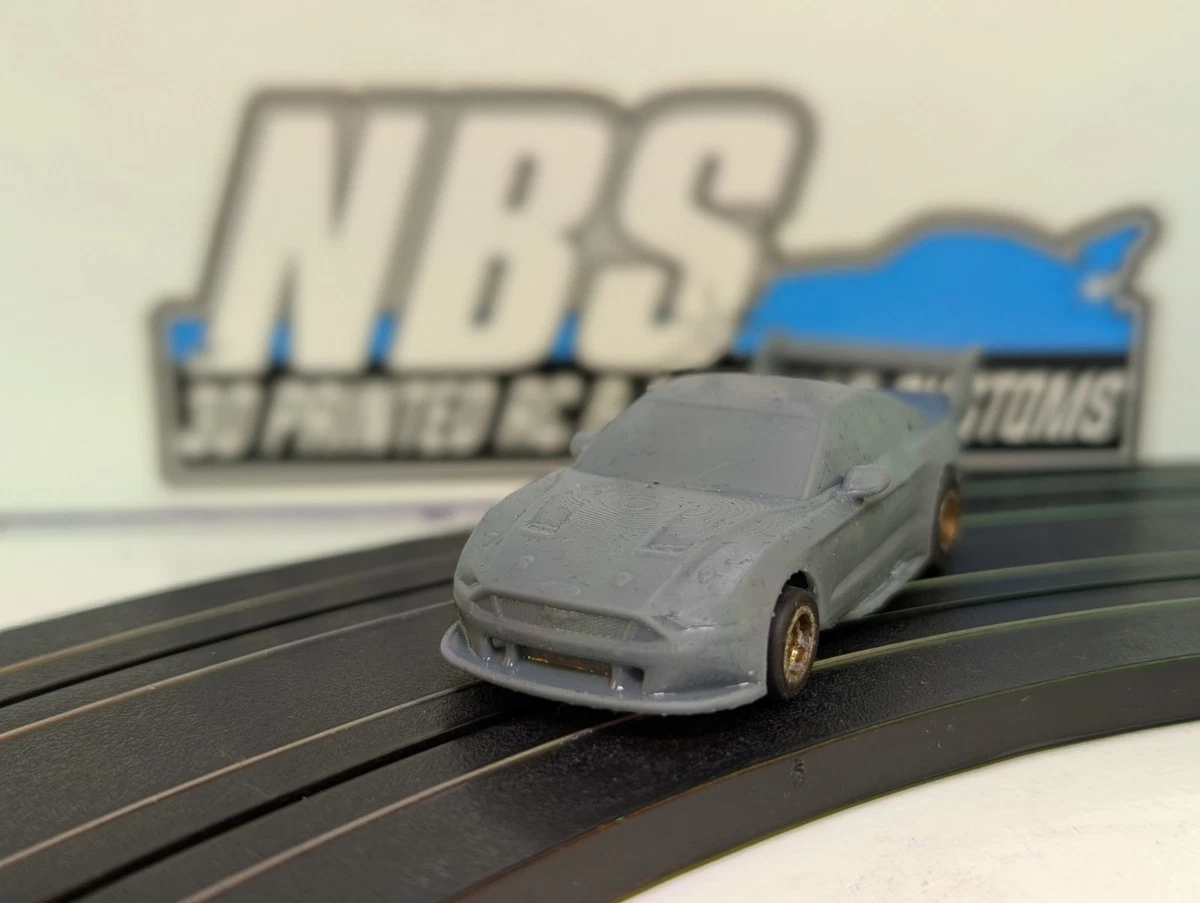 AFX Slot Car 3d Printed Body Gen 2 Mustang Supercar Suit Mega G + 1.7