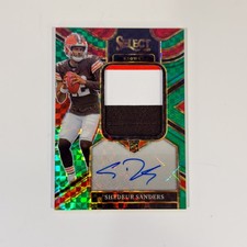2025 Panini Select Jumbo Auto Rookie Patch Swatches Prizm 4/5 Shedeur Sanders