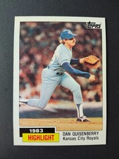 1984 Topps - 1983 Highlight Dan Quisenberry #3 - Kansas City Royals - EX-NM
