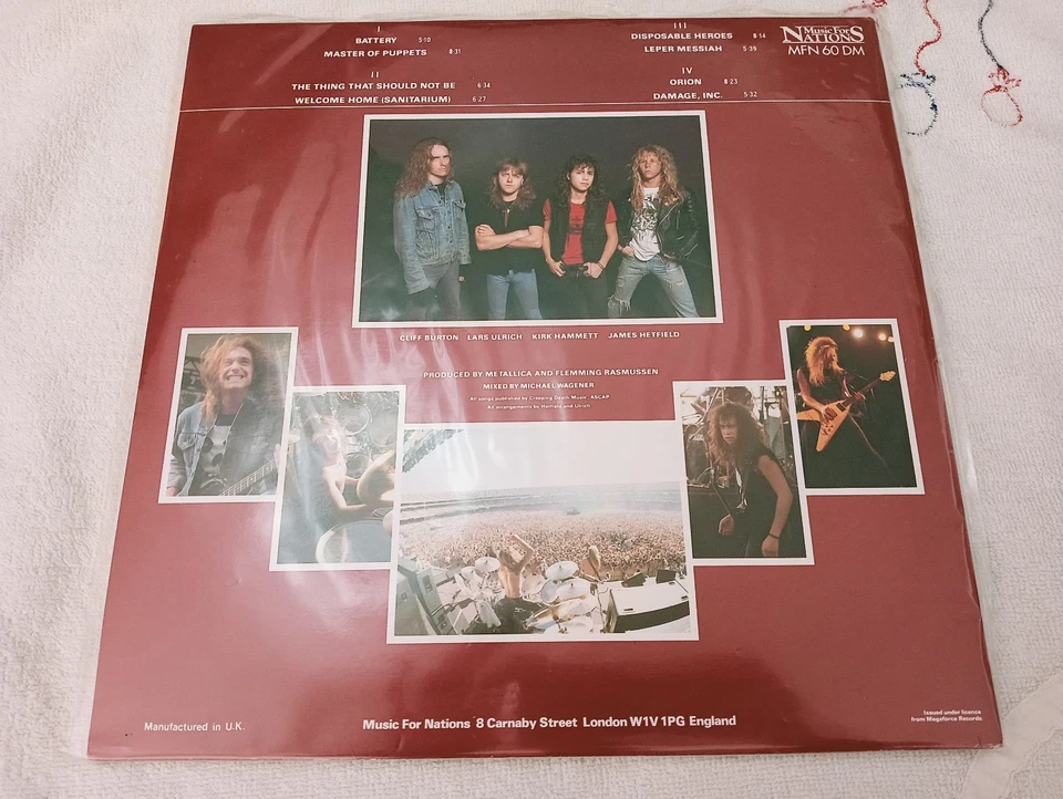 Metallica Master of Puppets LP, foto 2 de 5