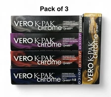 JOICO VERO K-PAK CHROME Demi Permanent Hair Color 2 oz -PACK OF 3- Choose Yours-