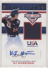 2017 USA Baseball Stars & Stripes and Signatures Jersey KJ Harrison Auto uk2